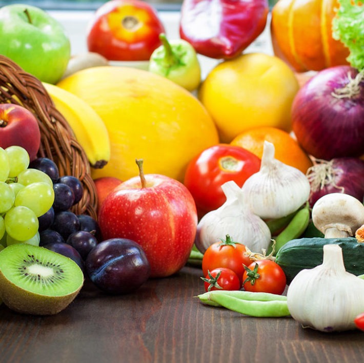 Fruits and vegetables